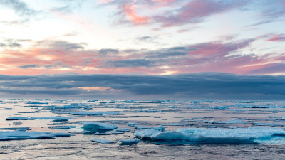 An international team of scientists studied the natural multi-centennial climate variability between 23,000 and 19,000 years ago; climate model and paleo data show that this variability was particularly pronounced in the subpolar North Atlantic. The photo shows sea ice in the Arctic Ocean. Photo: MARUM – Center for Marine Environmental Sciences, University of Bremen; V. Diekamp