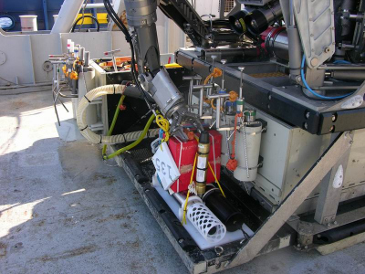Hydrothermal sampling setup