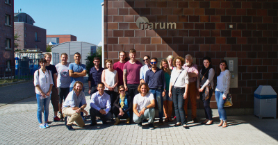 Participants of the first MOPP-MEDFLOOD meeting during the first day at MARUM