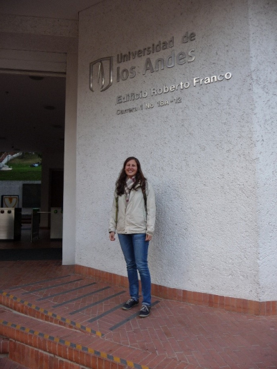 Entrance of the Universidad de los Andes