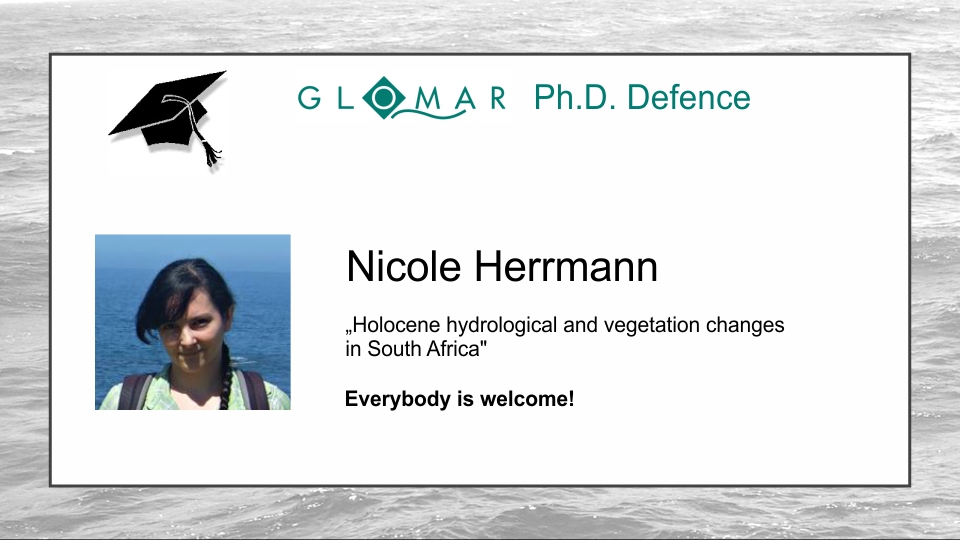 GLOMAR PhD Defence - Nicole Herrmann