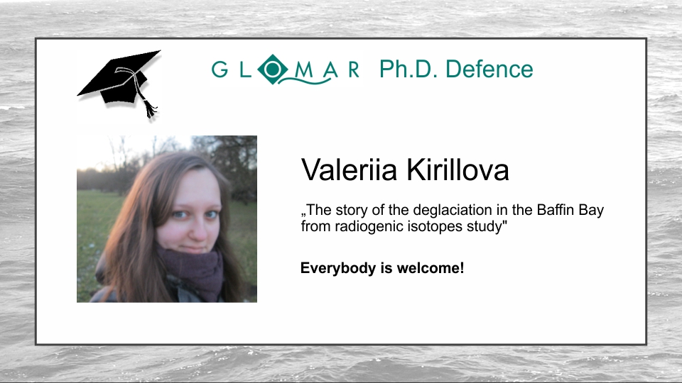 GLOMAR PhD defence of Valeriia Kirillova