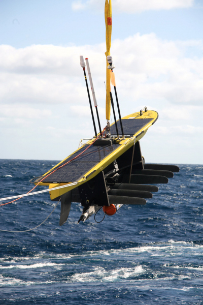 WaveGlider Launch Senghor Seamount Mission MSM61