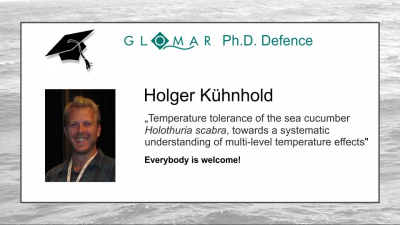 GLOMAR PhD Defence - Holger Kühnhold