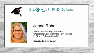 GLOMAR PhD Defence of Janne Rohe