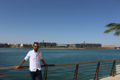  Me at the KAUST marina, different institutes in the background