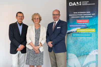 Der Vorstand der Allianz Deutsche Meeresforschung. Foto: DAM/Dirk Enters