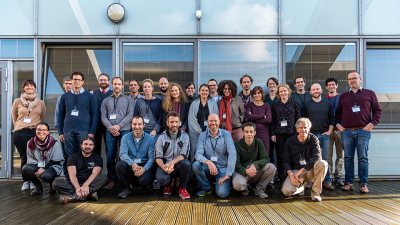 Die Teilnehmerinnen und Teilnehmer sowie die Vortragenden des GIF-Workshops. Foto: MARUM − Zentrum für Marine Umweltwissenschaften, Universität Bremen; V. Diekamp