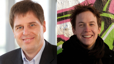 Frank Oliver Glöckner and Thomas Laepple are new AWI cooperation professors at the University of Bremen. Photos: Werk 1/ AWI