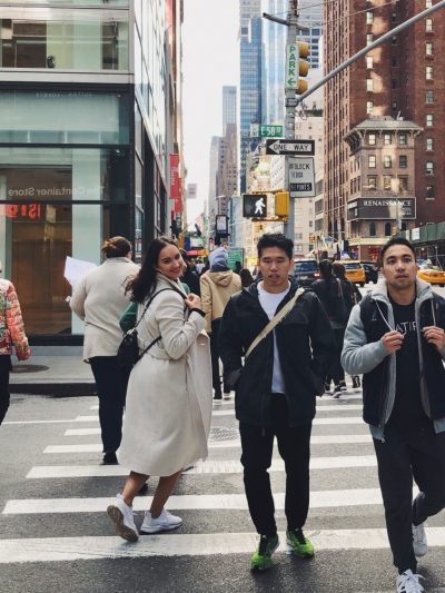 Weekends were for exploring the downtown New York, Broadway, museums…