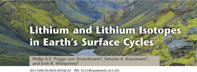 Lithium and Lithium Isotopes in Earth's Surface Cycles