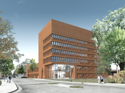 The new research center is being built in the immediate vicinity of MARUM. Graphic: Haslob Kruse+Partner Architects BDA
