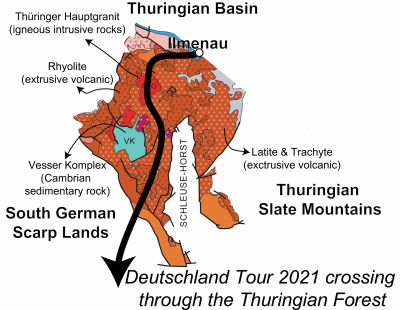 Thuringian Forest Geology