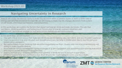 Managing Uncertainty in Research