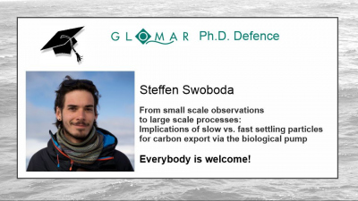 Announcement of PhD defence of Steffen Swoboda