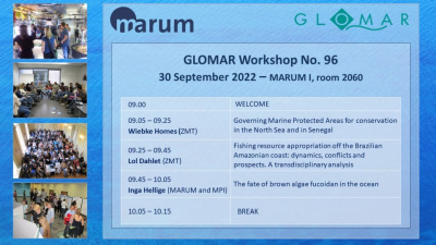 GLOMAR workshop no. 96 programme page 1