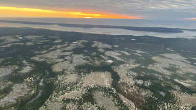 It is not only directly on the water, as here on Hudson Bay, that the ocean influences. A new study shows that in addition to man-made global warming, regional variations are also to be expected. Photo: Ulrike Herzschuh