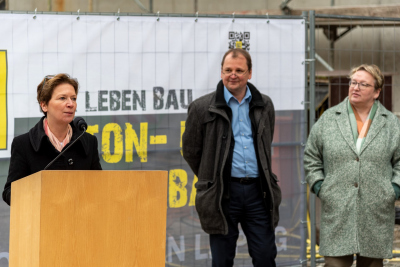 Dr. Claudia Schilling, Senatorin für Wissenschaft und Häfen, betonte in ihrer Ansprache die Bedeutung des ZfTs für Bremen. Foto: MARUM/Diekamp