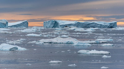 Eine Expedition des MARUM führte Forschende im Herbst 2022 in die Disko Bay in Grönland. Das Nationalkomitee für Polarforschung plant und koordiniert die polaren Aktivitäten der deutschen Universitäten.  Foto: MARUM − Zentrum für Marine Umweltwissenschaft
