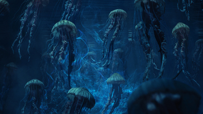In the film adaptation of Frank Schätzing's bestselling novel, jellyfish and other sea creatures become main characters. Photo: ZDF und Staudinger + Franke / [M] Serviceplan.
