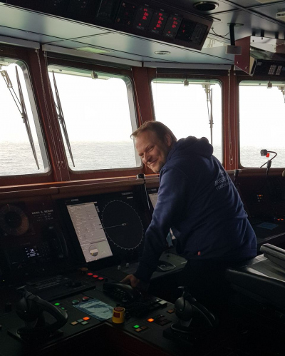 Kapitän Björn hat alles unter Kontrolle. Foto: MARUM