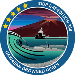 Das Logo der Expedition IODP Exp389