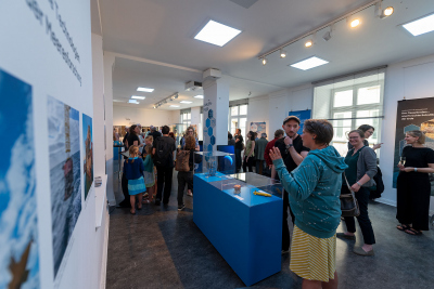 Ausstellungseröffnung im Haus der Wissenschaft. Foto: MARUM – Zentrum für Marine Umweltwissenschaften, V. Diekamp