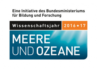 Logo des Wissenschaftsjahrs 2016*2017 Meere und Ozeane