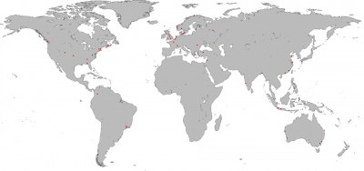 MARUM alumni world map