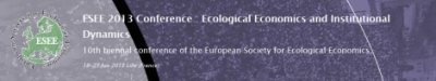 10th biennal conference of the European Society for Ecological Economics
