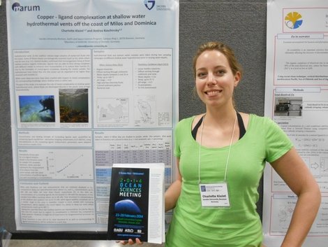 Charlotte Kleint at Ocean Science Meeting 2014