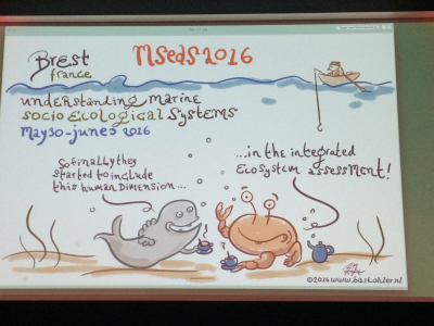 The MSEAS conference as portrayed by the conference’s own cartoonist Bas Kohler